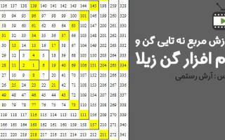 فیلم آموزشی مربع ۹ تایی گن و نرم افزار گن زیلا با آرش رستمی فیلم آموزشی مربع ۹ تایی گن و نرم افزار گن زیلا با آرش رستمی